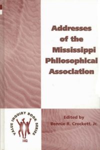 Address of the Mississippi Philosophical Association